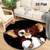 Gizmo Gremlins Round Area Rug Carpet Rug For Living Room Bedroom Sofa Playroom Decor Nonslip Floor Mat
