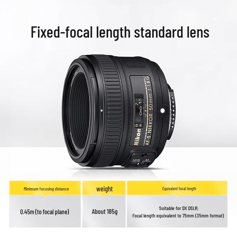 Nikon AF-S NIKKOR 50mm f/1.8G Lens