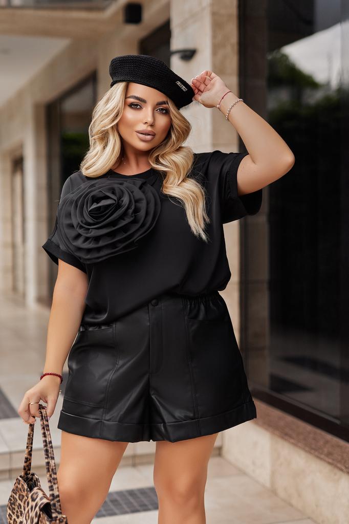 Блузка PEONY Топ №9 XL Черный (2706241-48-50:16)