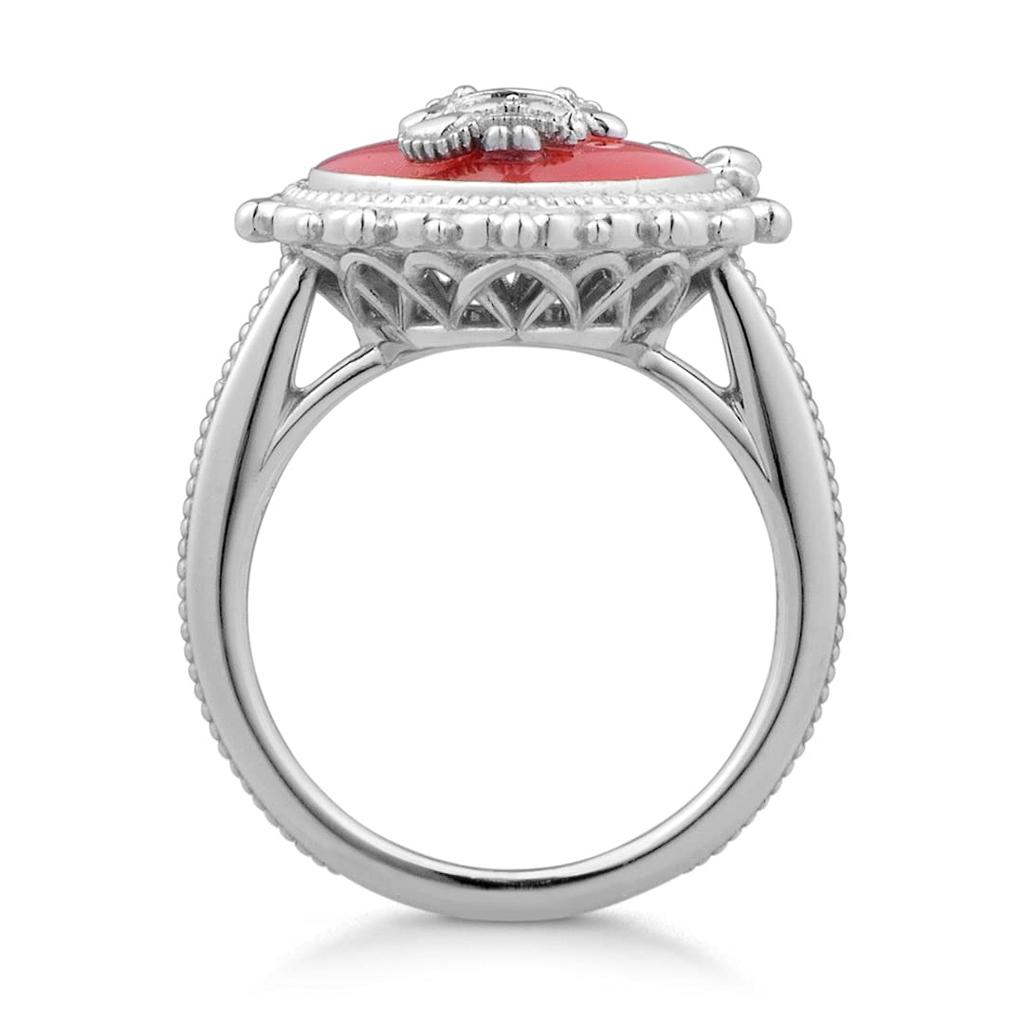 Sanrio My Melody Товары Кольцо My Melody Кольцо Сердце Серебряные Аксессуары Ювелирные Изделия Подарок [U-Treasure] Женское (нет. 7)