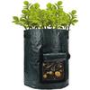 Planting Bag PE Environmentally Friendly Breathable Plant Grow Pouch Garden Planting Bag Gardening