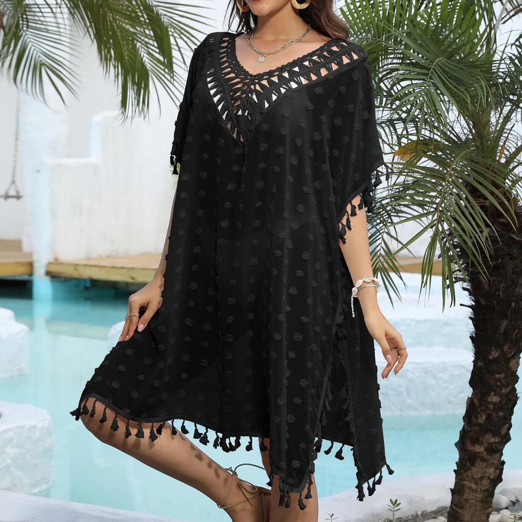 Женская солнцезащитная блузка с открытой спиной и застежкой на крючках для отпуска в стиле пэчворк