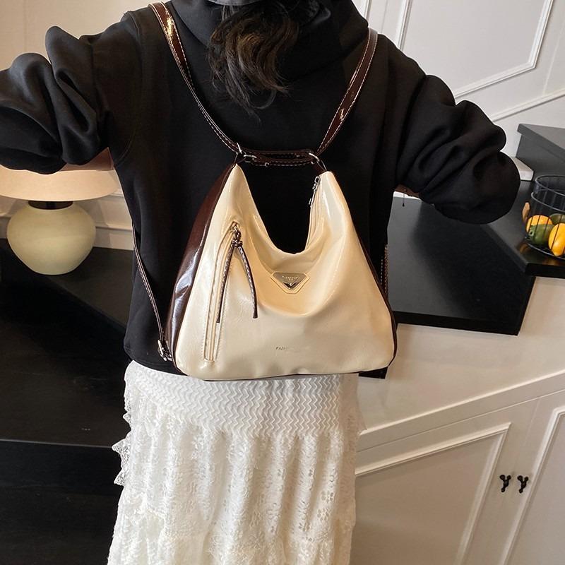 Сумка женская новая ретро на плечо большая вместимость высокая ценность женская сумка многофункциональная сумка-тоут рюкзак