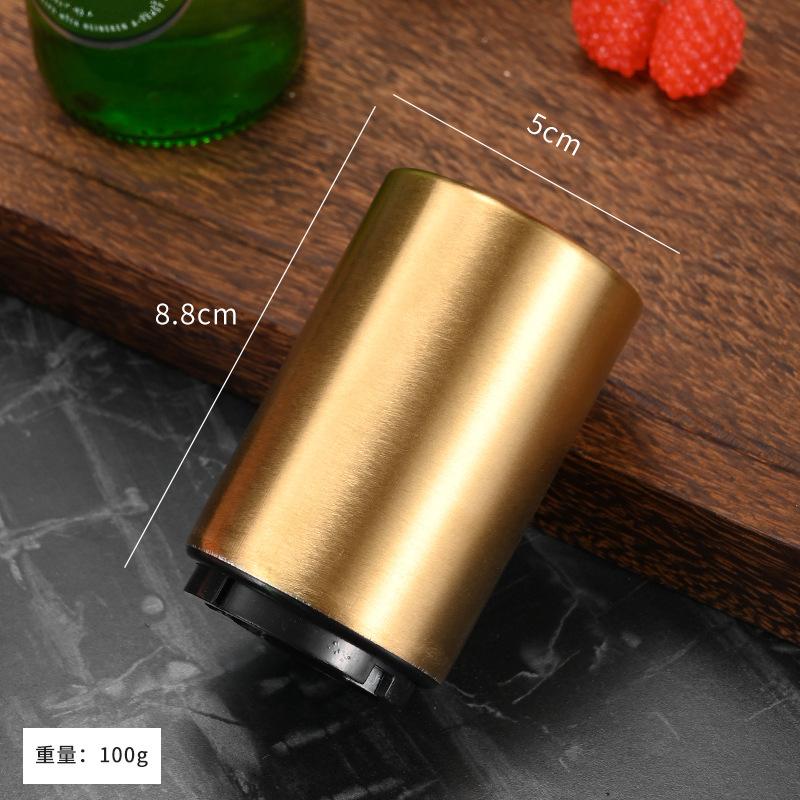 Автоматическая открывалка для пивных бутылок, нержавеющая сталь, открывалка для бутылок с нажимной крышкой, открывалка для вина, пива, напитков, газировки, барные инструменты