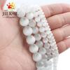 Wholesale AAA White Cat Eye Stone Round Beads 4 6 8 10 12mm Natural Stone Beads For  Jewelry Making Bracelet Necklaces DIY 15''