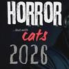 2026 Halloween Horror Movie And Cats Wall Calendar 12-Month Planner with Spooky Cat Illustrations Wall Hanging Spiral Bound Calendar