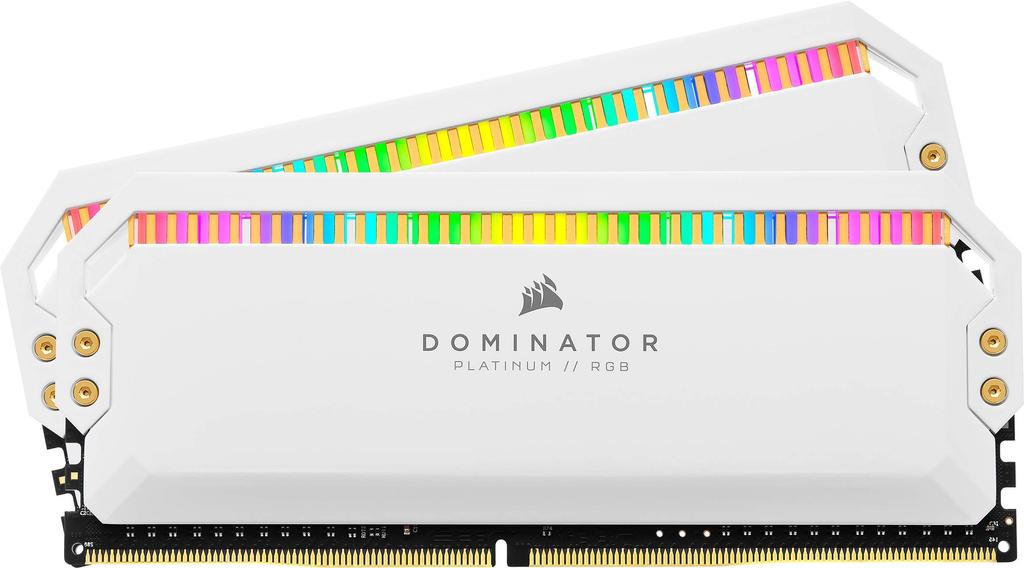 Corsair Dominator Platinum RGB DDR4 32 ГБ 3600 МГц C18 настольная память Ultra Bright CAPELLIX RGB запатентованная CORSAIR DHX Wide Intel XMP White (2x16 ГБ) (12