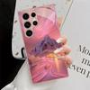 Стеклянный чехол для телефона с дизайном в розовой серии, подходит для Samsung Galaxy S26 S25 S24 S23 S22 S20 FE/Ultra/Plus, противоударная задняя крышка