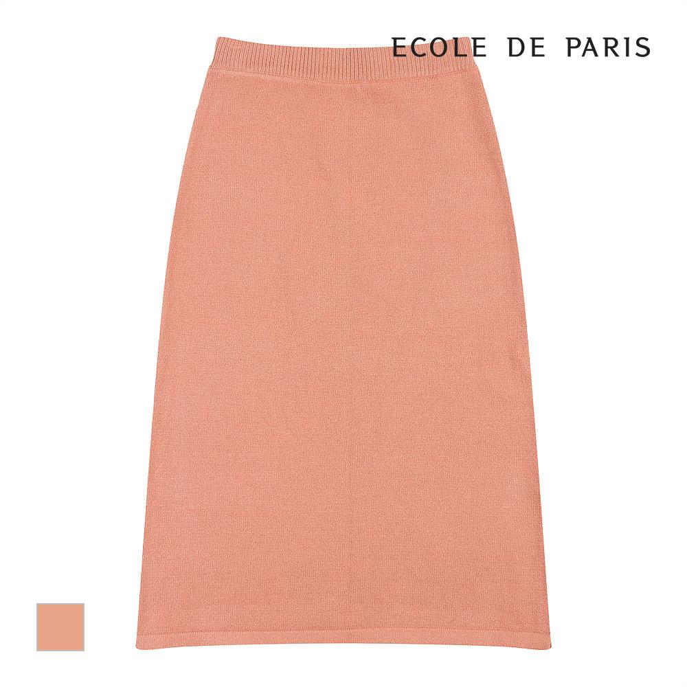 ECOLEDEPARIS Вязаная юбка с боковым разрезом_Pb0Zksc030Z