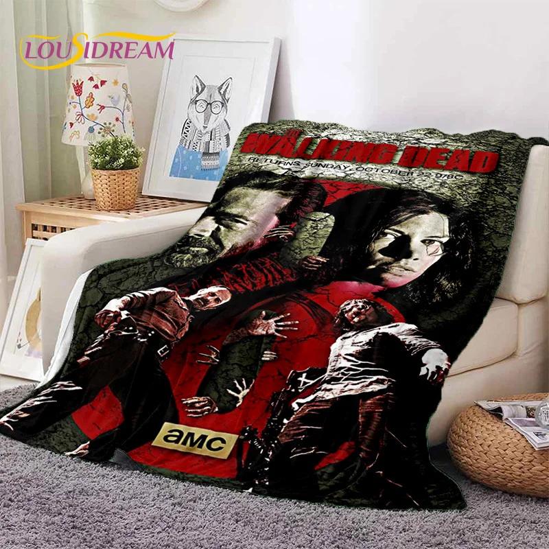The Walking Dead Lincoln TWD Soft Flannel Blanket for Beds Bedroom Sofa Picnic,Throw Blanket for Cover Outdoors Leisure Nap Gift