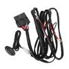 DC12V High Low Beam Wiring Harness Kit 40A 16AWG Core Cable Double Color Wire Harness for LED Light Bar LED Pod Fog Driving Light 6.56ft