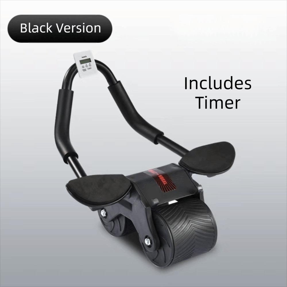 Elbow Support Ab Roller Wheel Automatic Rebound Fitness Equipment Core Strength Training