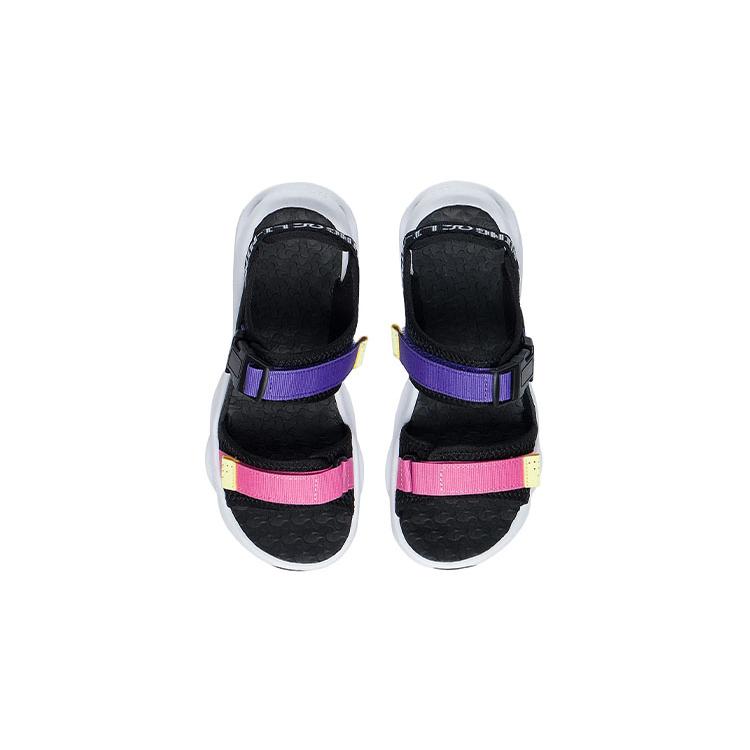 Li Ning YOUNG Коллекция Спортивная Жизнь Сандалии Черно-Розовые Подростковые YKUS004-4