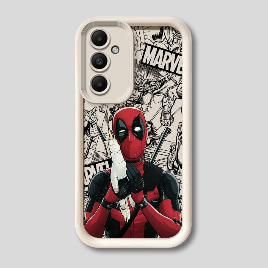 Чехол Marvel Deadpool для Samsung Galaxy A23 A12 A36 A33 A16 A26 A22 A32 A34 A56 A24 A13 A14 Мягкий чехол
