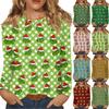 Рубашки с длинным рукавом для женщин, милые футболки с графическим принтом, блузки, повседневные базовые топы больших размеров, пуловеры