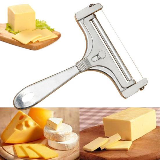 Cheese Slicer Multifunctional Adjustable Thickness Non-stick Ergonomic Handle Easy Clean Slicing Tool Food Grade Butter Cutter Cooking Utensils
