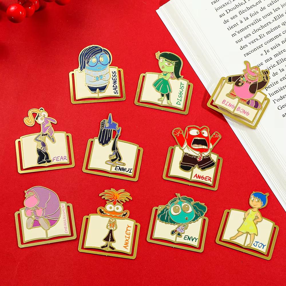 MINISO Головоломка Милые Закладки Металлические Держатели Страниц Книг Коллекции Мультяшных Вееров для Книжных Червей Любителей Книг Подарок на Сезон Возвращения в Школу
