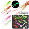 1Pcs 5 Color Fishing Tackle 10/12/15cm Artificial Lures Soft Bait Fishing Lure Squid Baits