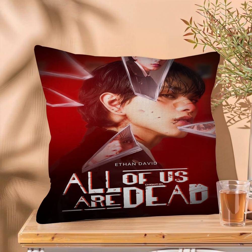 Korean Tv All Of Us Are Dead Pillow Cover Sofa Cushion Cover Home Room Decoration Children Gift