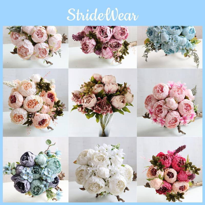 Искусственные шелковые пионы для красивых свадебных букетов и центральных композиций**