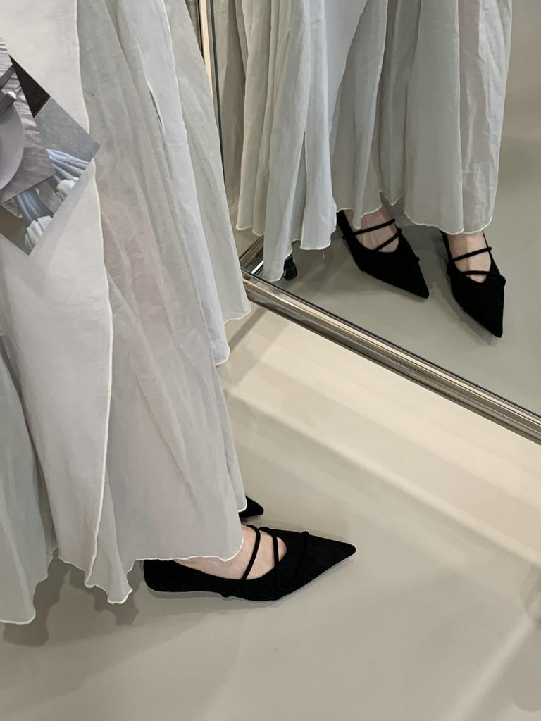 French Soft-soled Shoes Are Not Tired of Single Shoes Women's Shoes Summer Fashion High Heels Retro Pointed Black Commuter Shoes