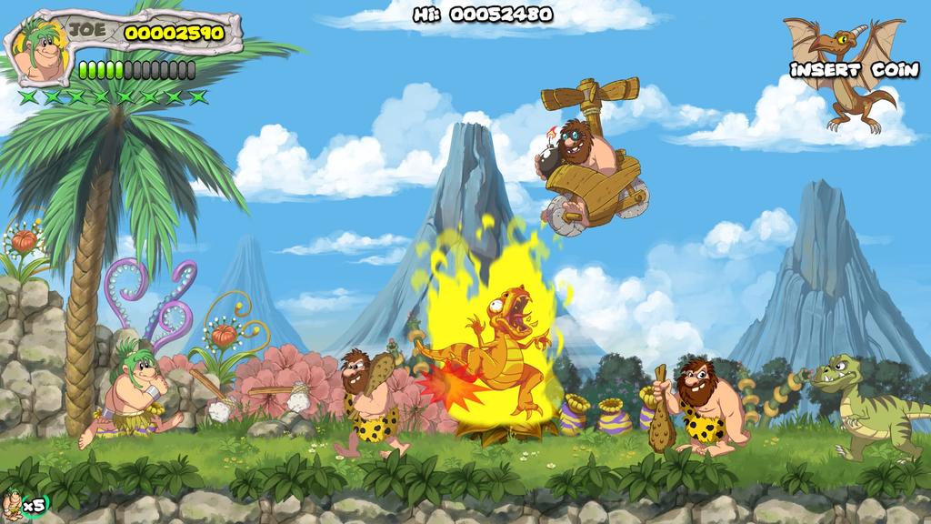 Новое издание Joe and Caveman Edition для North PS4 Mac - Тираннозавр (Импортированная версия Америка) -