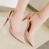Классические женские туфли-лодочки на высоком каблуке Мода Элегантный ремешок Острый носок Черный Зеленый Розовый На каблуке Офис Вечеринка Свадебные туфли Леди