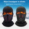 Balaclava Face Guard Super Soft High Elastic Plush Lining Windproof Cold Weather Winter Warm Cycling Full Face Guard