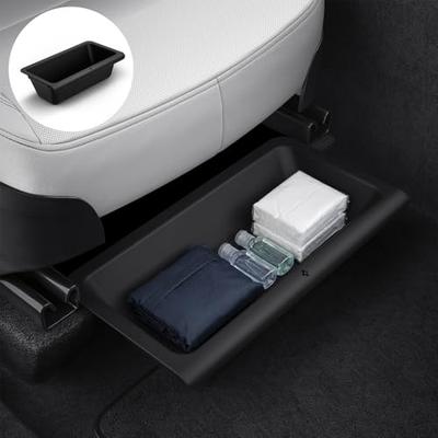 Spigen Tesla Model Y Juniper (2026/2025) Ящик для хранения под сиденьем, 1 шт., Органайзер-лоток под сиденье, TO222J ACP10638 (черный)