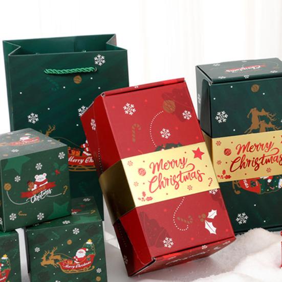 Подарочная коробка Взрыв для денег Рождественский сюрприз Держатель для подарков наличными Счастливого Рождества Прыгающий