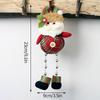 Navidad  Christmas Decoration Plaid Christmas Pendant Christmas Tree Pendant Bead Leg Pendant  Xmas Tree Decor Figurine Ornament