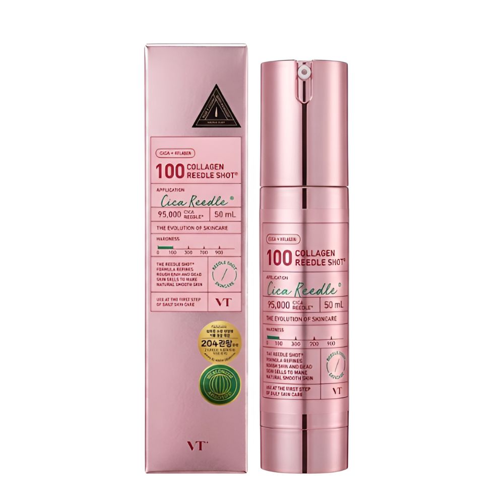 VT COSMETICS Коллагеновый Reedle Shot 100 Эссенция 50 мл Сыворотка для обновления и укрепления кожи