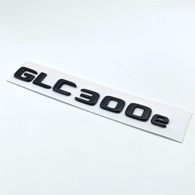3D хромированные черные буквы GLC300de GLC300e GLC350e GLC400e 4Matic эмблема для Mercedes Benz GLC X253 наклейка на багажник автомобиля с логотипом