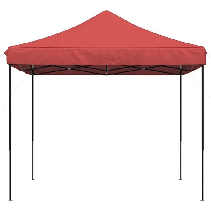 VidaXL Tente de réception pliable escamotable bordeaux 292x292x315 cm, tente, tente à auvent, auvent de gazebo 4004917