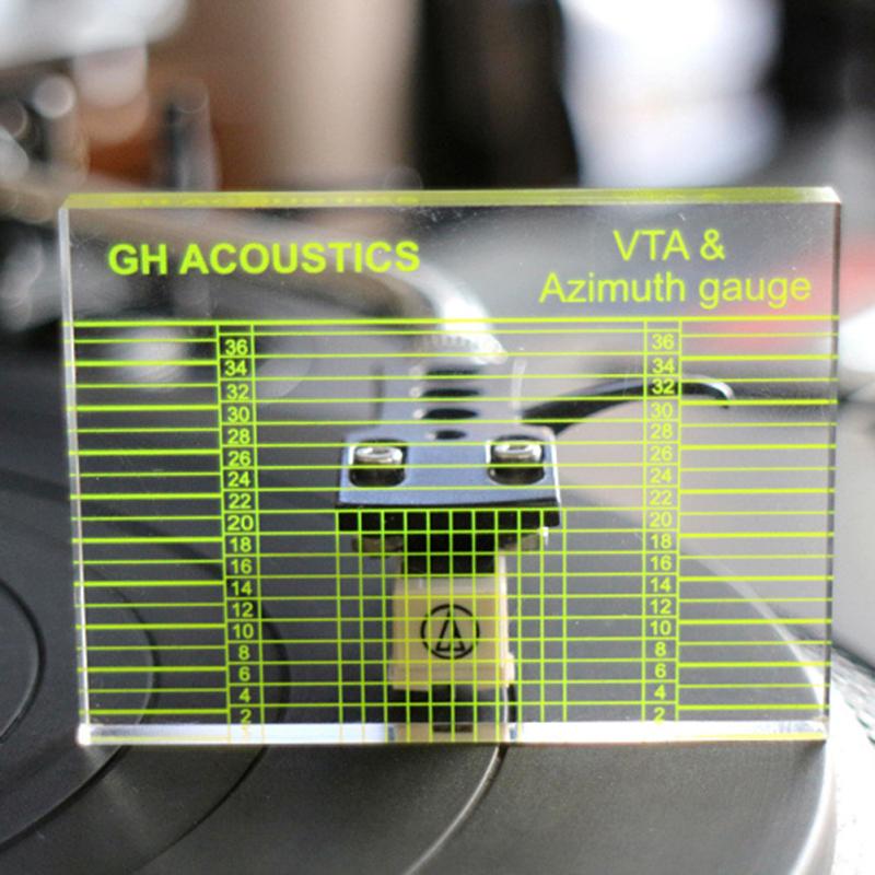 VTA Balance Azimuth Adjustment Ruler Hd Vinyl Record Player Measuring Cartridge Tone Arm Azimuth