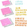 Alphabet Number Silicone Sugarcraft Mold Resin Tools Cupcake Fondant Tools
