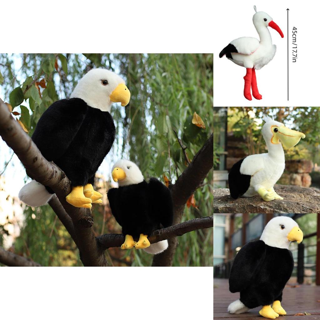 Soft And Cuddly Stork, Pelican, And Vulture Plushies 25cm/35cm/45cm
