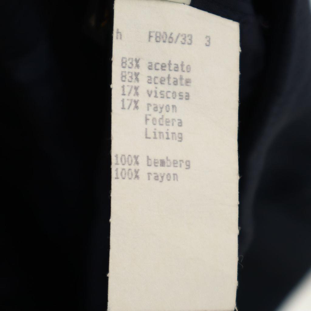Fendi Юбка миди облегающего кроя 40 темно-синяя женская б/у