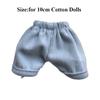 Fashion Doll Jeans Shirt Multistyles Pants Trousers Clothes Cotton Doll Suit  for 10cm Cotton Doll
