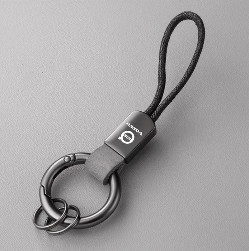 Car Keychain Lanyard Key Ring Chain Rope Strap Men Gifts For Volvo EX90 V60 V40 XC90 S60 XC60 V50 V70 S90 XC40 S80 V90 EX30 C70 GU9