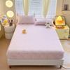 Fitted Sheet Pure Cotton Bedsheet Cartoon Style Bed Linen Skin-friendly Mattress Protector Couvre Lit (No Pillowcase)