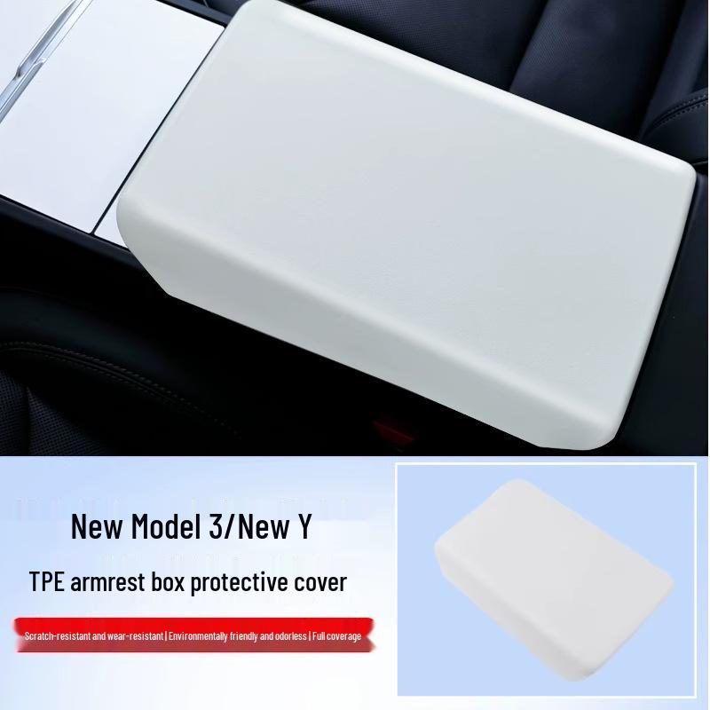 Чехол на подлокотник из ТПЭ для Tesla Model 3/Y - Защита центральной консоли