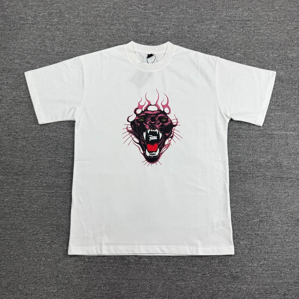Cross-border trendy brand PATTA European and American street creative fun printing men's and women's casual loose short-sleeved collection T-shirt 