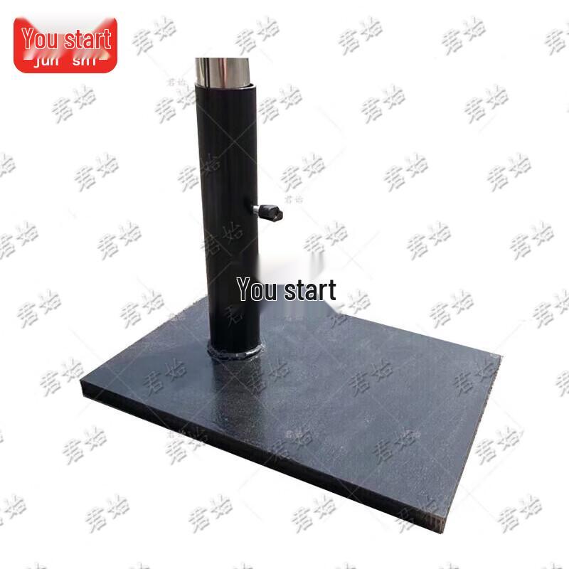 Подъемный сигнальный флаг Junshi Красно-белый с шестом 4,5 м и основанием