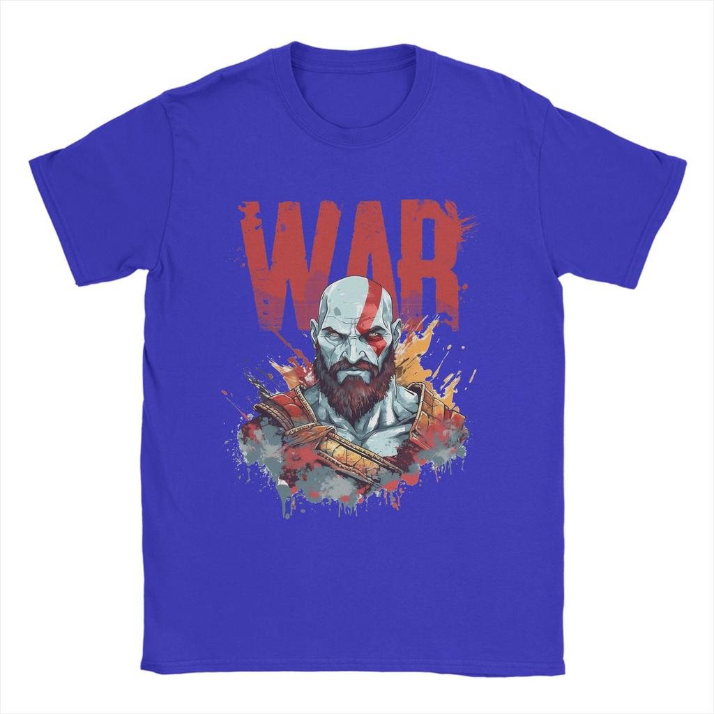 THE GOD OF WAR Unisexs T Shirt  Novelty Tee Shirt Short Sleeve Round Neck TShirts Cotton New Arrival Tops