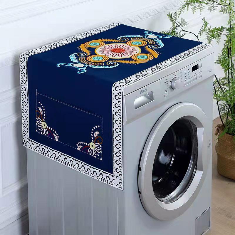 Чехол для стиральной машины, полотенце, пылезащитный чехол, водонепроницаемый маслостойкий чехол для домашнего холодильника, пылезащитный чехол для микроволновой печи