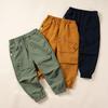 Осенние детские брюки Повседневная и удобная весенняя одежда Стиль для маленьких и больших детей