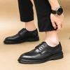 Модная мужская кожаная обувь, классические мужские оксфорды в британском стиле, кожаная мужская обувь для платья, ручная работа, на шнуровке, формальная свадебная обувь для мужчин
