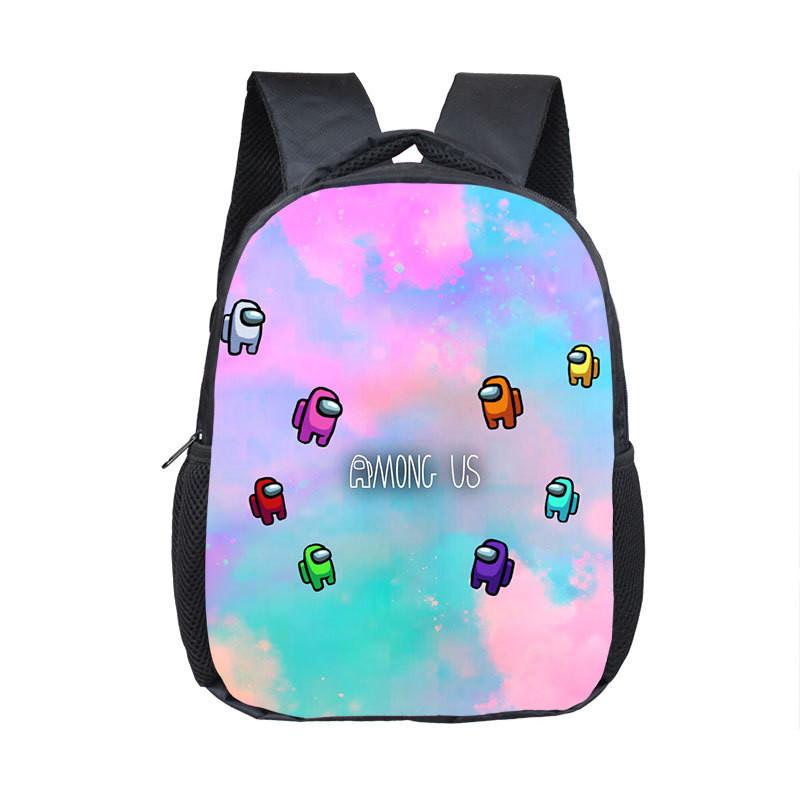 Students Backpack Spaceman Schoolbag Travel Bag Bookbag Shoulderbag