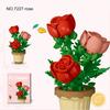Мини-цветочный горшок Строительные блоки Креативный DIY Букет цветов Образовательные игрушки для детей Идея подарка на День матери